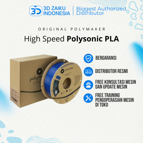 PolyMaker Polysonic PLA 3D Printer Filament High Speed 3D Printing Klipper 8 Times Speed 